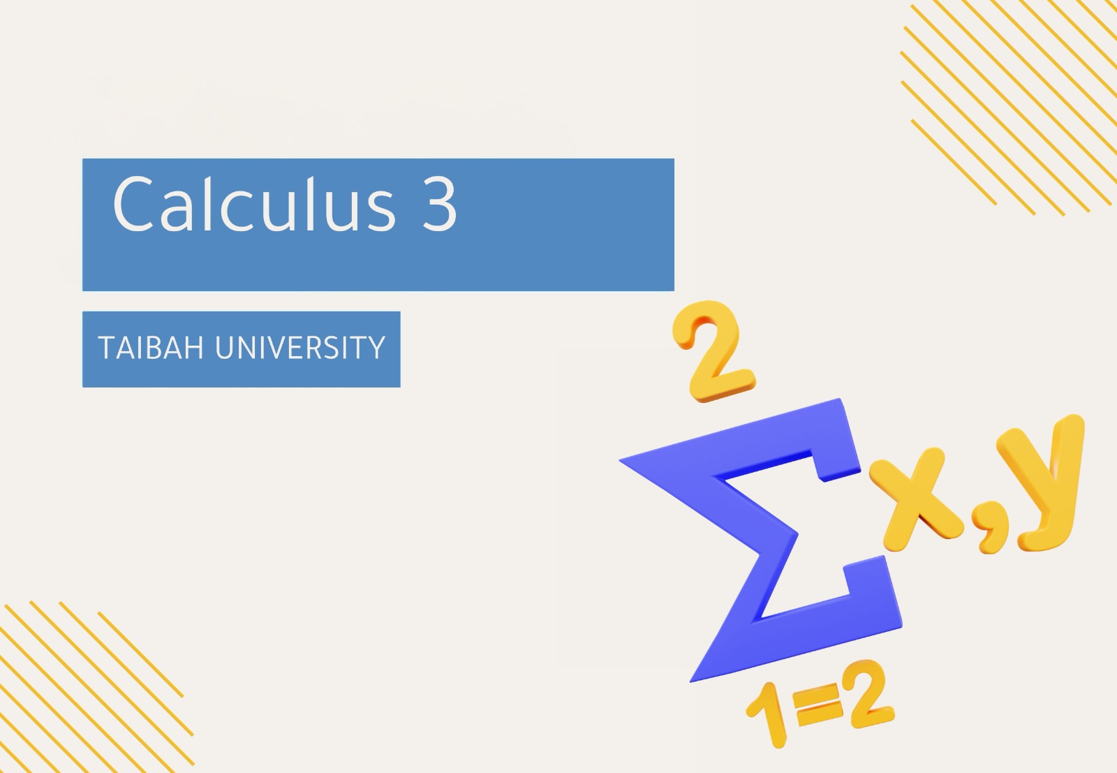 Calculus 3